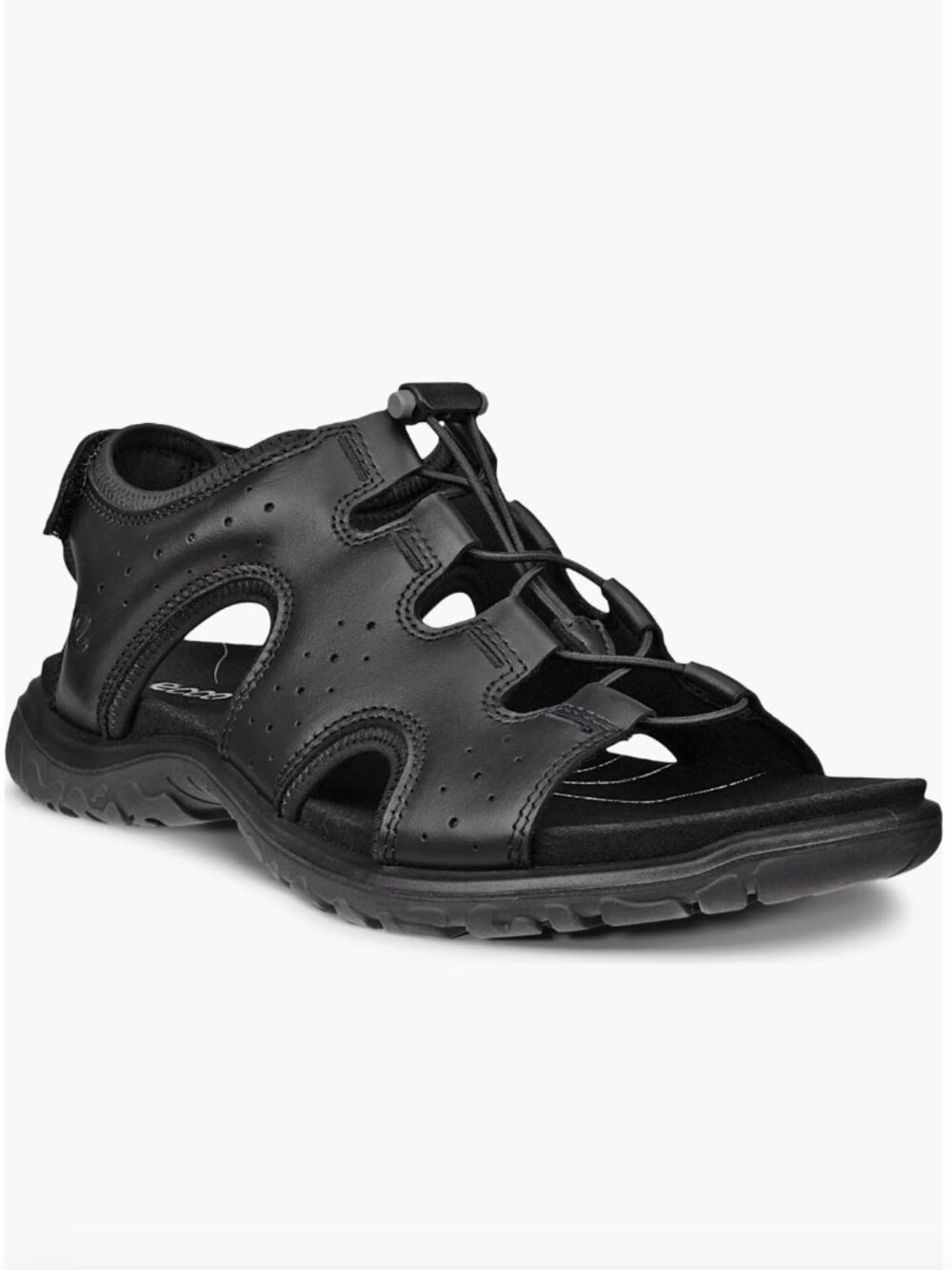 ECCO Offroad Roam Gladiator Sandal in Black, size 40